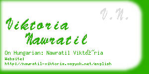 viktoria nawratil business card